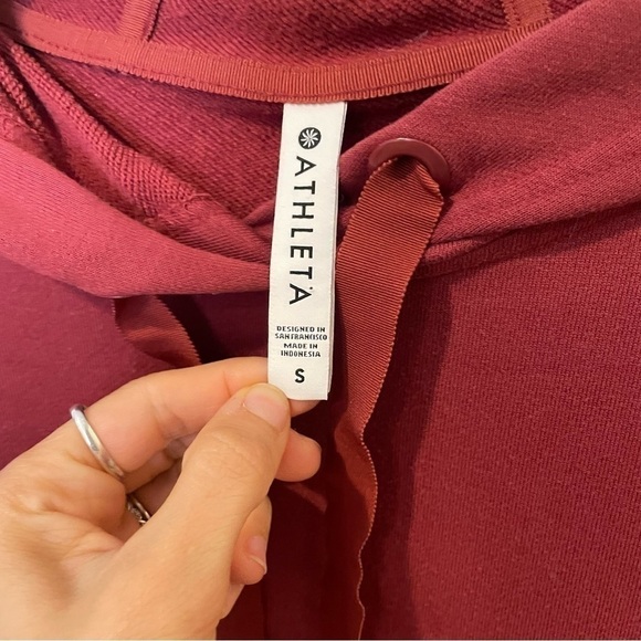 Athleta Mala Hoodie Dress in Canyon Red - Picture 10 of 13